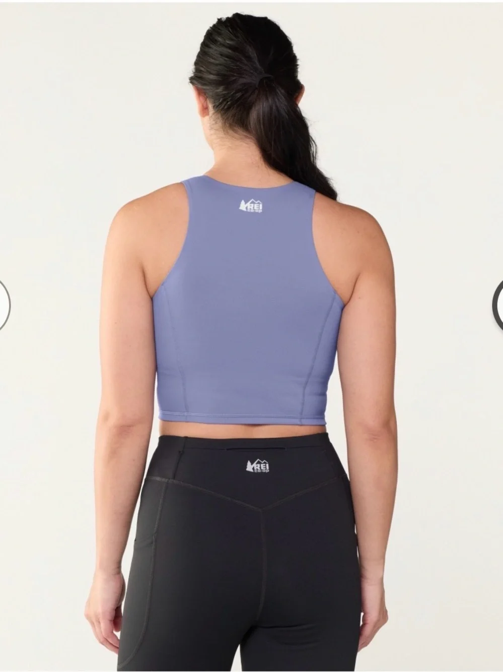 REI Active Pursuits Crop Tank Top - Horizon Purple - Picture 3 of 10